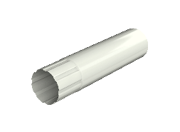 ТН МВС 125/90 мм, водосточная труба металлическая (3 м), белый, шт.